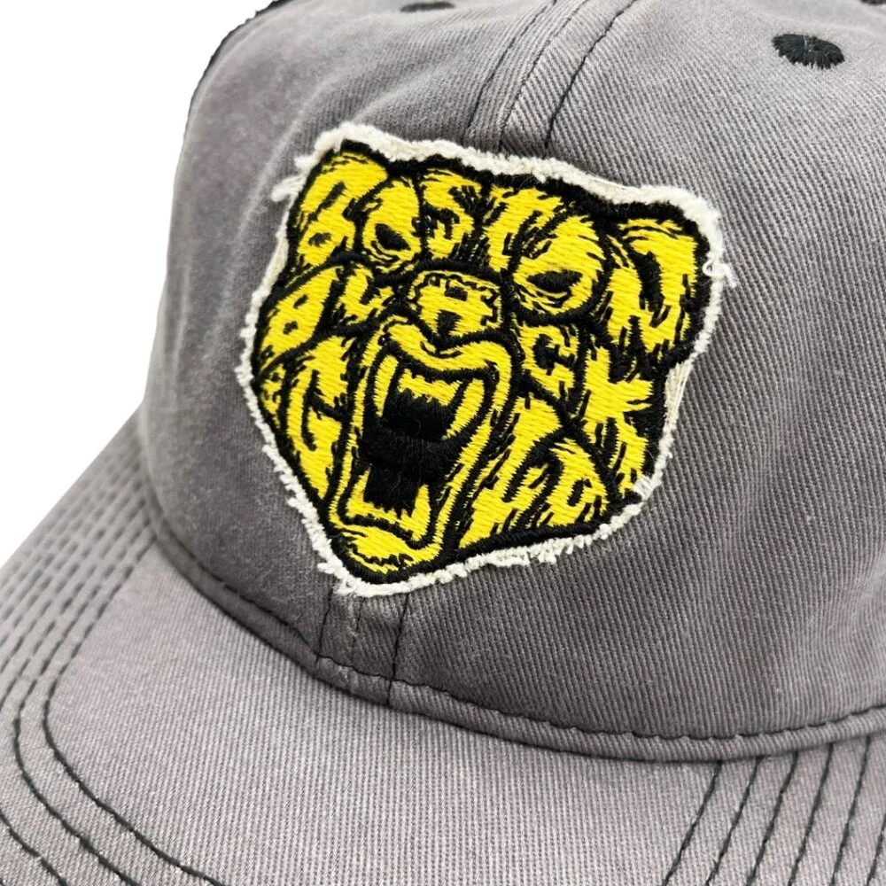 NWOT Boston Bruins Snapback Trucker Hat Gold & Black Bear